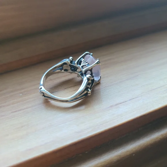 Bloodmilk Rose Quartz Ring - Picture 5 of 6